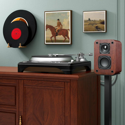 Powered Bluetooth Bookshelf Speakers, 40W Record Player Speakers with 2.75 Inch